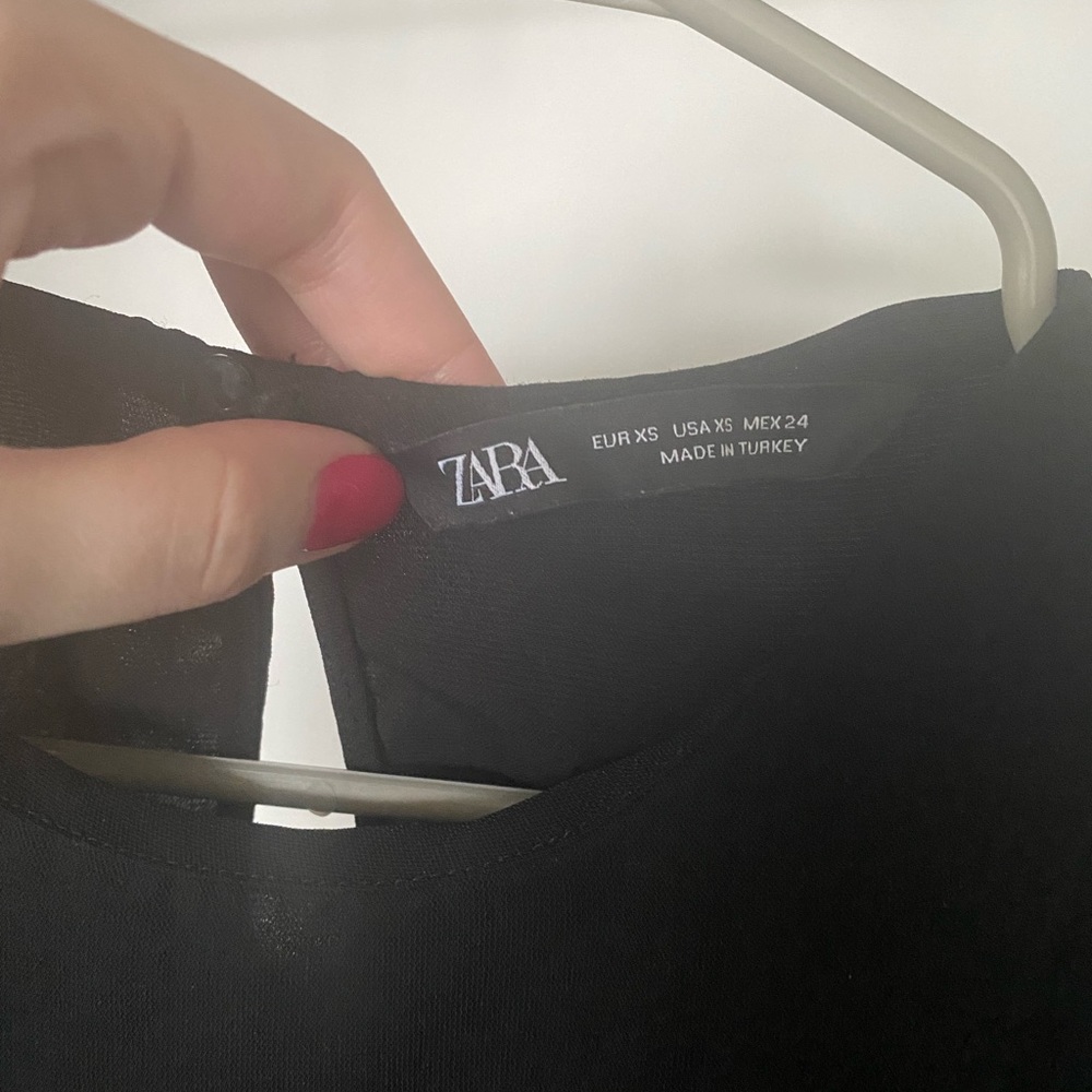 Black Zara Blouse
